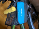 迪卡侬山地公路旅行车自行车前梁上管马鞍包骑行配件装备HC蓝色2L双侧包2L 2157976 实拍图