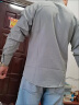 奈加图夏季薄款牛仔衬衫男长袖韩版潮流帅气百搭休闲衬衣男士春装衬衫 961灰色+961深蓝 3XL 160-175斤 实拍图