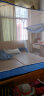 南极人NanJiren 蒙古包蚊帐1.8米床 A类三开门免安装拉链有底坐床纹帐 家用可折叠学生宿舍 实拍图