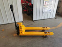 诺力（NOBLELIFT）叉车手动液压托盘搬运车DF3T手推平板拖车地牛铲车升降老虎拉货车 DF3吨550*1150MM（聚氨酯） 实拍图