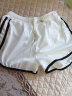 苏洛寻运动短裤女夏季2025新款外穿瑜伽跑步休闲高腰宽松学生防走光 白色 XL(120-130斤) 实拍图