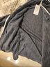 俞兆林（YUZHAOLIN）睡衣冬季男珊瑚绒26年新款男士高端家居服加厚加绒男款秋冬天套装 NSCJF-CK107浅灰织带 【不掉毛，不掉色，可机洗】 3XL (185/104A) （建议175-20 实拍图