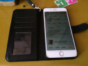 多兰德iPhone6手机壳苹果8plus保护套Xs Max翻盖皮套全包防摔钱包插卡影音支架 黑色 iphone7/8plus 5.5寸 晒单实拍图