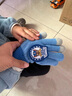 汪汪队立大功汪汪队儿童手套冬季男童手指套保暖挡风毛线宝宝五指手套女童玩雪 彩蓝色路马(3-7岁） 实拍图