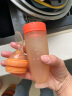 葆氏婴儿米糊软勺奶瓶挤压式喂养硅胶宝宝辅食工具米粉喂食神器活力橙 实拍图