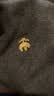 布克兄弟（BrooksBrothers）男士夏季金羊刺绣珠地网眼修身短袖Polo衫 0003-深灰色 L 实拍图