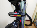 洛克兄弟（ROCKBROS）山地自行车骑行尾灯USB充电警示灯夜骑尾灯LED装备 WR01A 蓝红白三色交替 实拍图