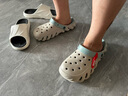 Jeep吉普溯溪鞋男夏季外穿防滑踩屎感透气简约男士休闲情侣包头洞洞鞋 水泥灰 44-45 实拍图