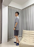 莫代尔睡衣男士抗菌短袖短裤莫代尔T恤套头宽松舒适纯色圆领简约可外穿 A2647-高级灰 XL 实拍图