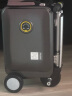 Airwheel爱尔威电动行李箱可骑行登机箱代步20英寸旅行箱智能儿童箱可坐 20英寸豪华遥控版-黑 实拍图