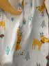 舒贝怡2件装婴儿衣服新生儿连体衣满月宝宝周岁哈衣薄纯棉爬服黄色59 实拍图