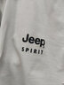 JEEP SPIRIT吉普短袖T恤男夏季韩版短袖男纯色POLO 翻领T恤上衣 白色 L 实拍图