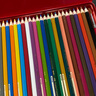辉柏嘉（Faber-castell）水溶性彩铅笔彩色铅笔24色手绘涂色专业美术生绘画笔套装115925红铁盒装美术写生 实拍图