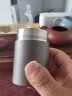 哲明 螺旋口锡罐纯锡茶叶罐做旧密封罐储茶罐便携旅行小号 螺旋口直罐-小号（含保护袋） 实拍图