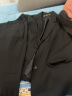 Gesaiya品牌小西装女2022年春秋冬季长袖职业装套装正式商务正装面试上班教师工作服 黑色套装+白衬衫 2XL（120-130斤） 实拍图
