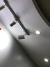 凯都灯饰轨道灯LED射灯服装店大瓦数展厅高亮商用店铺背景墙二线轨道射灯 黑壳 30W 暖光-三只装+1米轨道 实拍图