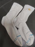 STANCE专业359篮球袜男袜毛巾底低筒精英袜跑步运动抗菌防臭缓震耐磨袜 359白色 A359D23FBQ-WHT-中国款 L  (43-46) 实拍图