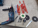 博世（BOSCH）专业级电锤电镐多功能三用GBH220轻型2公斤冲击钻电钻工具720w 角磨机+穿墙套餐 实拍图