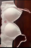 雅姿花无痕运动内衣女小胸罩聚拢无钢圈收副乳睡眠文胸夏季薄款舒适少女 白色套装 M (适合34/75ABC) 实拍图