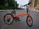 大行（DAHON） 顺丰发货折叠休闲自行车20寸通勤款单车6变速折叠车HAT061 橙色 实拍图