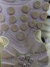 天美意（TEENMIX)童鞋女童运动鞋2024春季新款跑步鞋纽扣鞋潮 米色 34码 实拍图