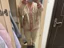 浪莎睡衣女秋冬加绒加厚珊瑚绒长袖长裤家居服套装法兰绒可外穿 实拍图
