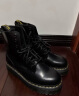 马丁（DR.MARTENS）Jadon英伦男女秋季亚比靴光面皮黑色厚底女马丁靴城市轻户外 黑色 36 实拍图