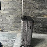 瑞德姆（REDURM）拉杆箱铝镁合金行李箱20寸小型登机箱旅行箱24寸万向轮大容量箱 钢枪色-时尚款氧化磨砂卡扣 20英寸 可登机/适合短期出差出行 实拍图