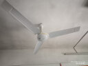 美的（Midea） 吊扇家用客厅电风扇轻音铁叶大风力宿舍工厂楼顶扇吸顶风扇 白色 FC140-BA（56寸/1.4米） 实拍图