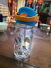 膳魔师（THERMOS）水杯夏季儿童水杯膳魔师吸管杯男女1岁宝宝420ml蓝黄 实拍图