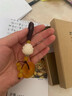 朴房菩提莲花男女情侣汽车钥匙扣玛瑙平安扣文艺清新包挂件生日礼品 黄玛瑙大莲花款 实拍图