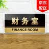 赞玥 新款亚克力办公室门牌经理科室牌门牌指示标识牌定制 1个 财务室 30x15cm 实拍图