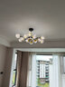 欧帝圣斯 客厅吊灯意式轻奢全光谱2026年新款高档冰裂纹餐厅卧室套餐灯具 套餐A5丨三室两厅丨智能调光 实拍图