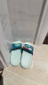 俞兆林（YUZHAOLIN）儿童拖鞋 男女童夏季软底凉拖宝宝家居室内防滑浴室洗澡鞋子 彩虹恐龙浅绿 34/35码 实拍图