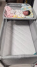优乐博（ULOP）一键折叠婴儿床多功能床可移动拼接宝宝床0-3岁新生儿哄睡摇摇床 摇篮婴儿床-不可拆洗旗舰款 实拍图