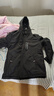 啄木鸟外套男士外套2024春秋新款连帽休闲户外宽松立领御寒夹克男 黑色加绒 XL 【建议体重125-140斤】 实拍图