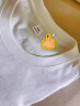 网易严选200g重磅纯棉T恤5A级抑菌不易变形耐水洗夏季短袖男女同款不泛黄 本白色 XL 实拍图