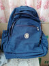 佳韩品牌牛津布尼龙双肩包女女神节简约百搭防水背包时尚轻便旅行书包 蓝色 实拍图