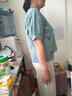 舒芳蝶棉麻连衣裙女2025新款夏装韩版时尚气质减龄阔腿两件套装裙子夏天 上蓝+下米 L 实拍图