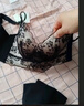梦芭蒂内衣女刺绣蕾丝乳胶文胸小胸聚拢显大厚杯无钢圈上托收副乳胸罩 实拍图