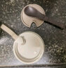 沃德百惠（WORTHBUY）早餐牛奶杯燕麦杯带盖勺外带便携不锈钢汤杯保温水杯 米白色480ML 实拍图