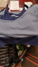徽昂运动套装女瑜伽服跑步健身服速干夏季胸垫t恤假两件短袖裙裤蓝L 晒单实拍图