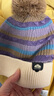 KocotreeKK树儿童帽子男童女孩针织帽宝宝秋冬手套围巾三件套亲子护耳保暖 藤萝紫【单帽】 M码【头围50-54cm；1岁-6岁】 实拍图