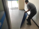 恒踏（HENGTA）商场医院塑胶地板办公室PVC地板革家用地胶商用弹性地板贴 重型1.6mm纯灰色 实拍图
