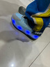 鸿星童暴走鞋男童鞋儿童发光运动鞋中大童滑轮学生溜冰轮滑鞋女青 蓝色【升级款】 35 实拍图