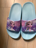 迪士尼儿童拖鞋夏宝宝女童洗澡防滑凉拖鞋小孩软底公主室内家居鞋 GE222651湖蓝 内长22cm 220 实拍图