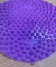谆梧慢跑垫指压板脚底按摩 穴位原地跑步瑜伽垫神器厚大圆形部器趾男 【磁石款】指压按摩垫-圆形紫色 直径55CM 实拍图