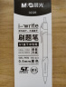 晨光（M&G） i-write系列按动中性笔0.5mm考试用刷题笔ST笔头顺滑速干学生签字水性走珠笔 【小白】速干ST头-20支 实拍图