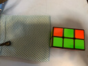 奇艺133 123 223 233一阶魔方不等阶异形幼儿园入门教学儿童益智玩具 奇艺223魔方黑色+网袋 实拍图