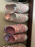 Skechers斯凯奇童鞋女童洞洞鞋沙滩鞋夏季一脚套印花透气儿童凉鞋302114L 【雏菊】白色/粉红色/WPK 36 实拍图